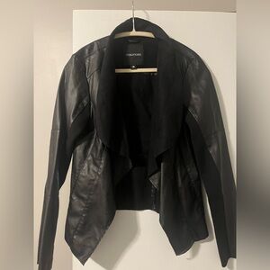 Faux leather jacket